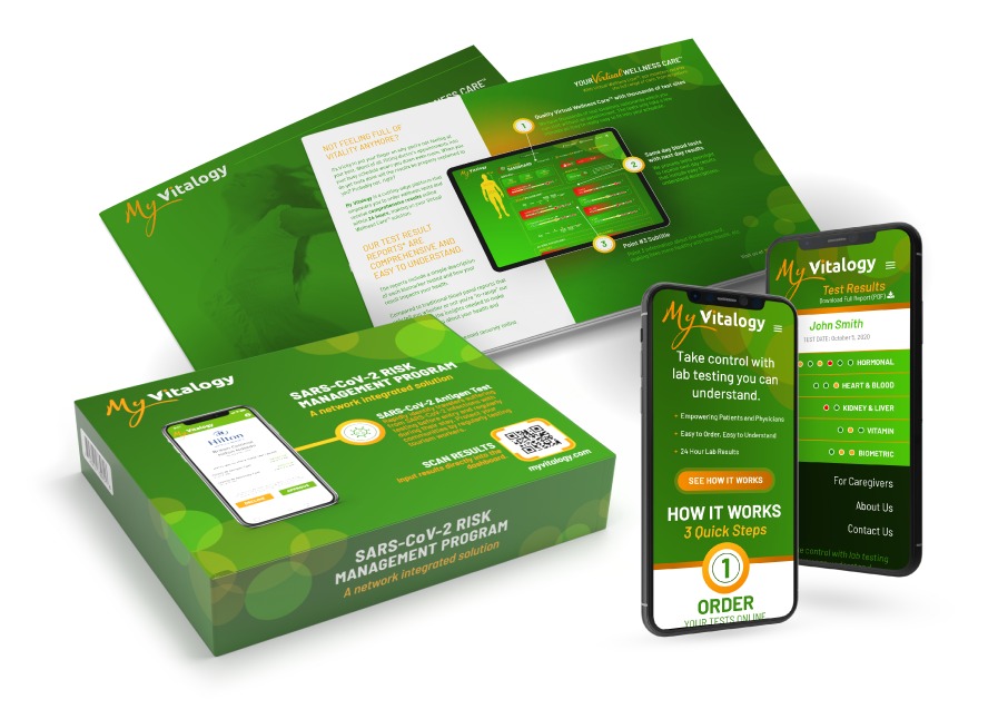 Full brand identity system — packaging, print collateral, and app design